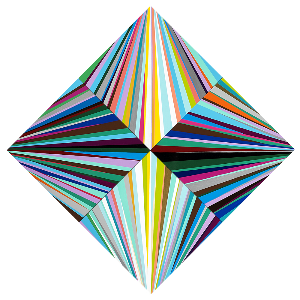 Star #2 34 x 34 inches Enamel on wood 2018