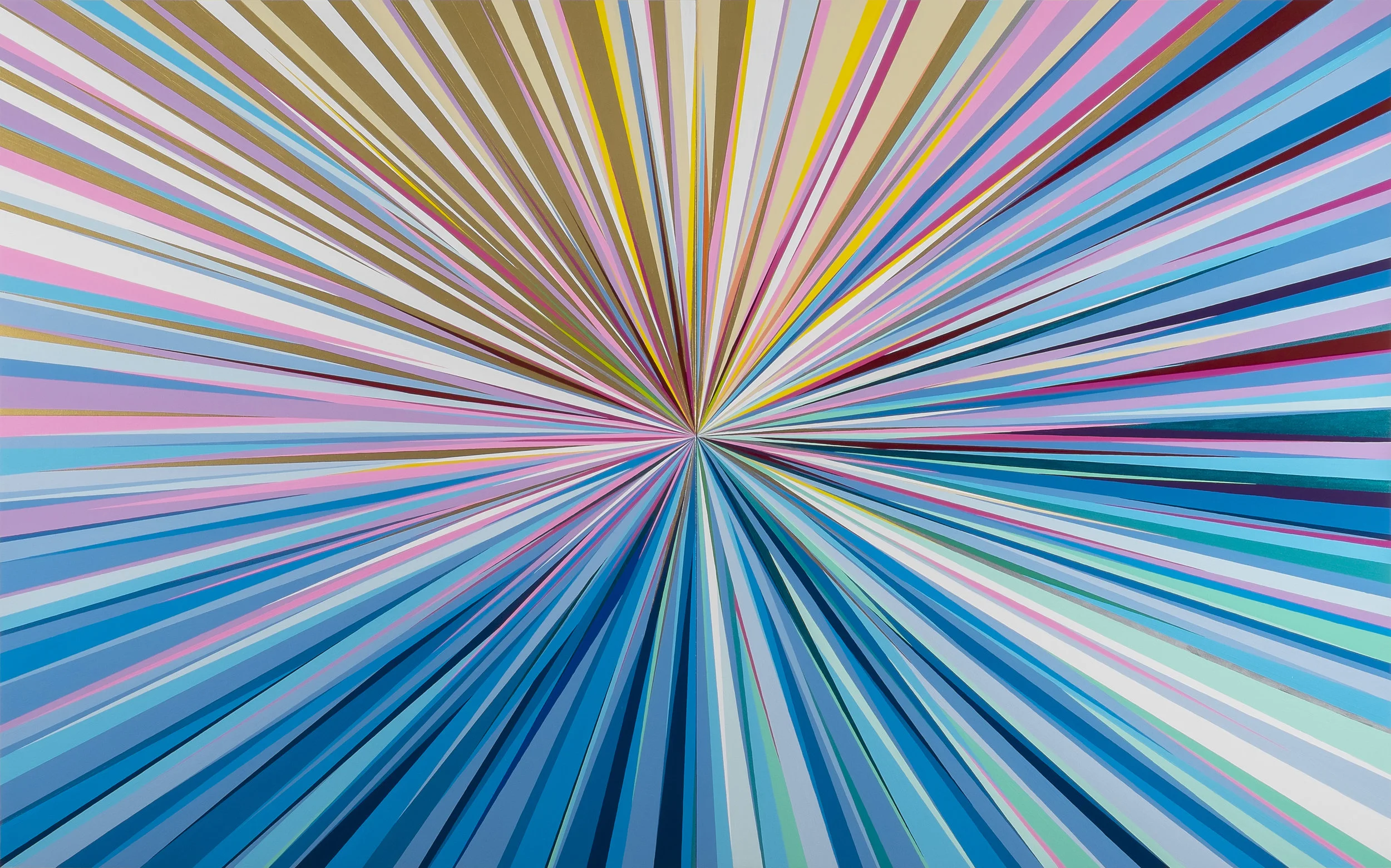 Time Accelerators 60 x 96 inches Enamel on wood 2018
