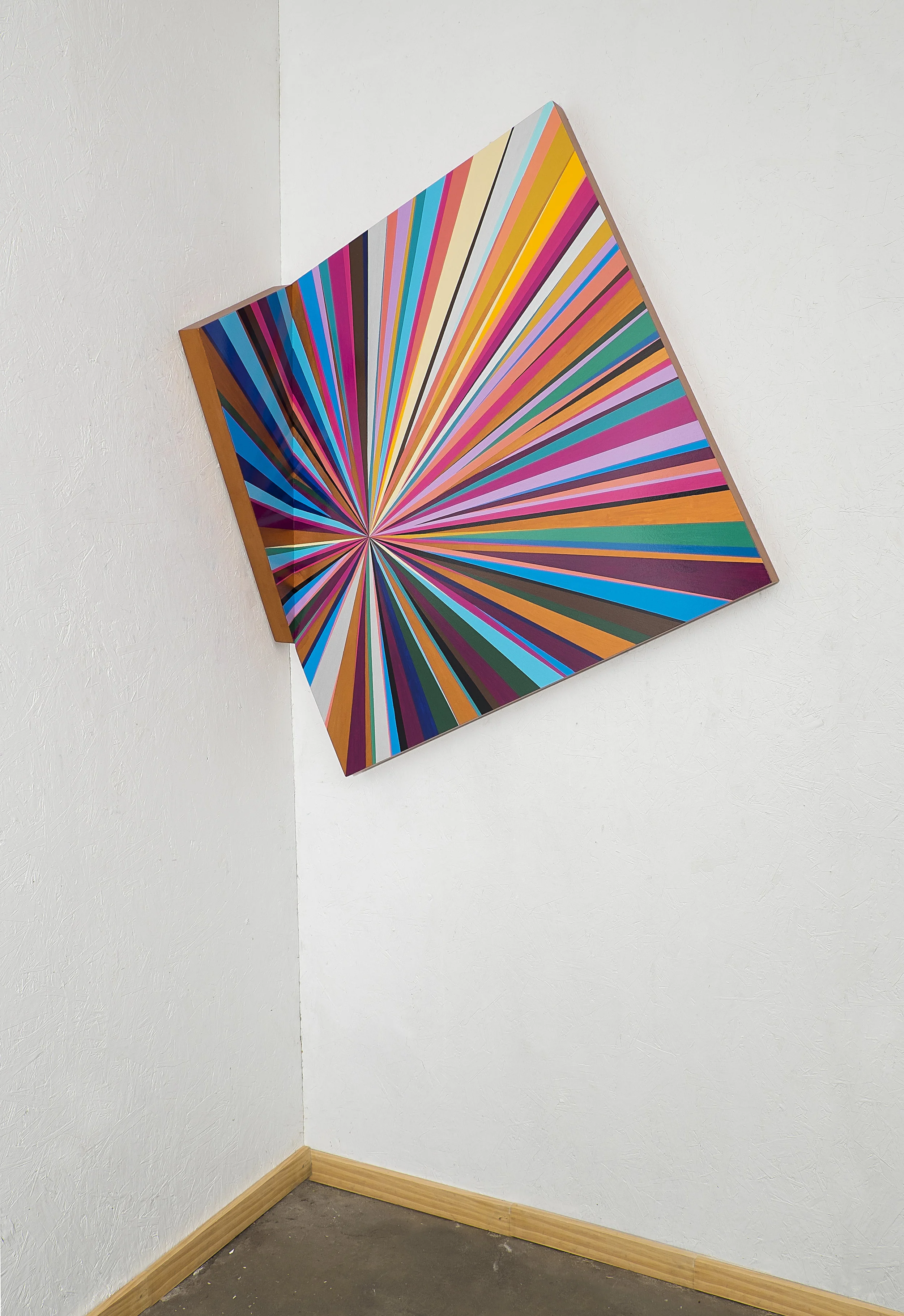 Portal 43 x 52 x 14 inches Enamel on wood 2018