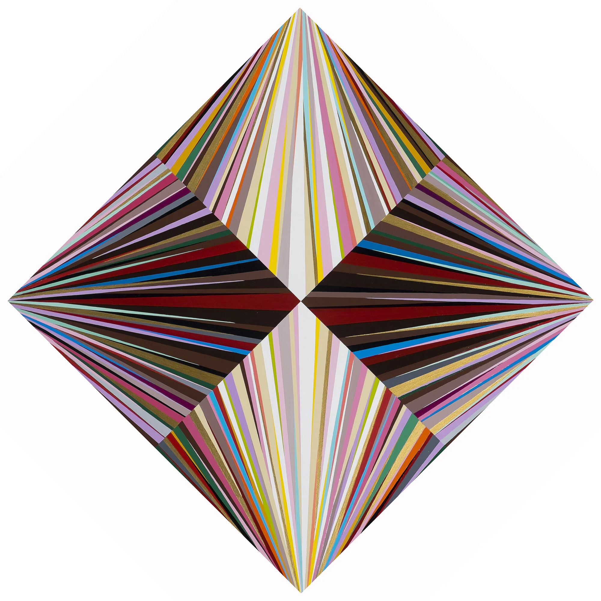 Star #4 34 x 34 inches Enamel on wood 2019