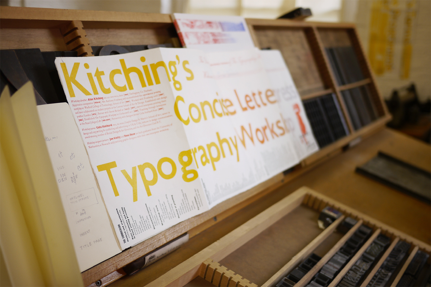 Kitching's Concise letterpress typography workshop