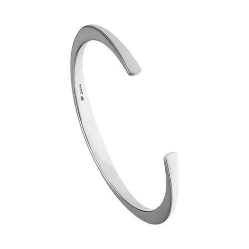 Philip Kydd Sterling Two Facet Silver Torc