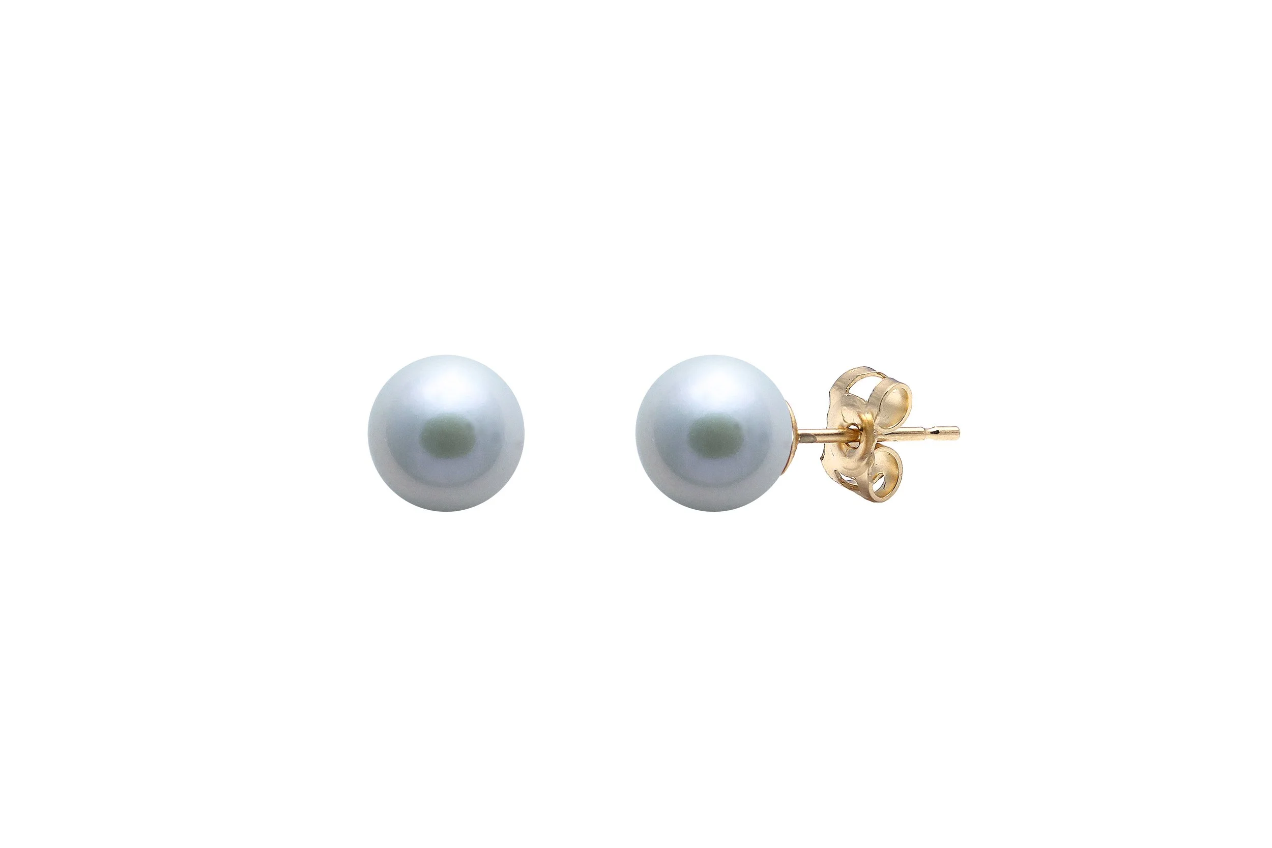 9ct Gold Cultured Pearl  Stud Earrings 5.00 mm