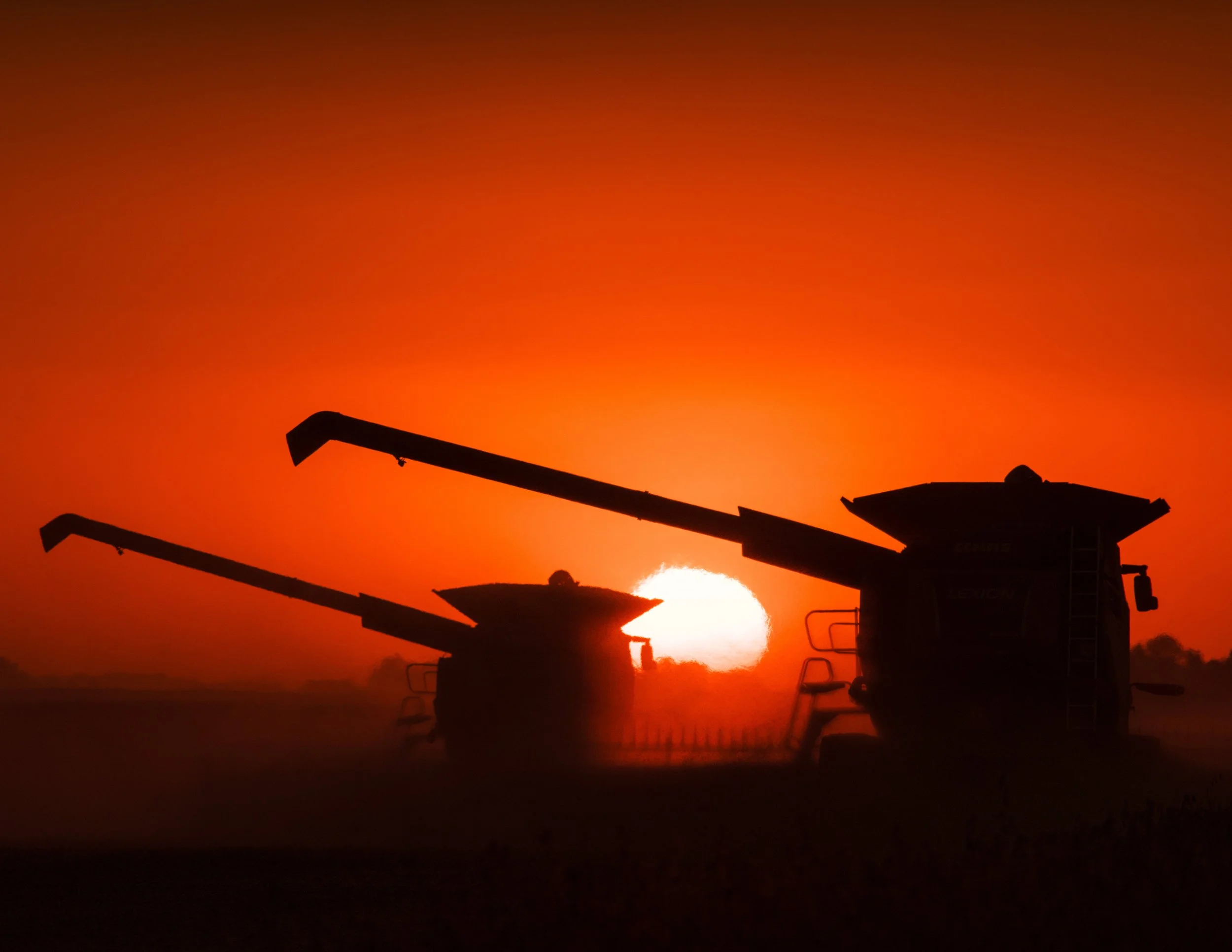 Combines sunset.JPG