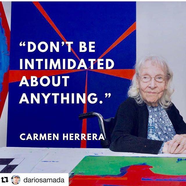 #Repost @dariosamada ・・・
Carmen Herrera #carmenherrera #cubanartist #newyork #livingwithart