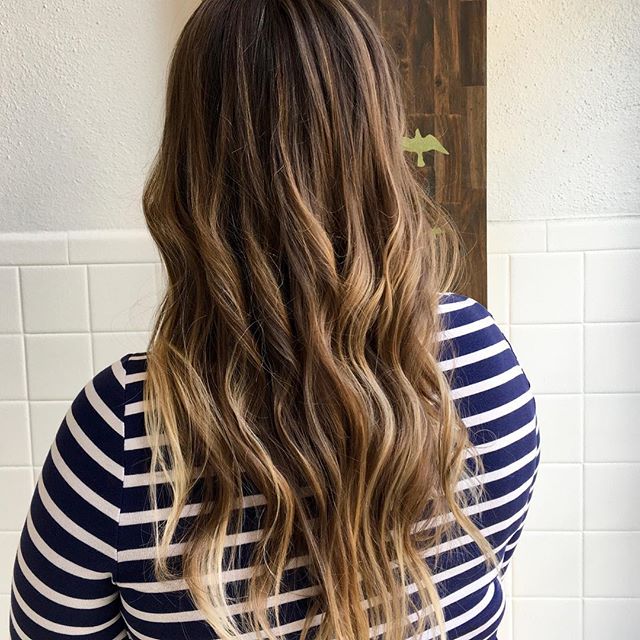 fallayage 🍂 hair by artist Britney. it&rsquo;s a perfect time to warm up your color as we approach the autumn season. got hair color goals or ideas? give us a call and we&rsquo;ll get you set up with an artist and a color consultation appointment! p