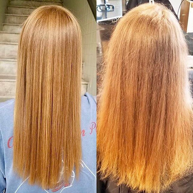 the #keratin difference 🌟 artist Taylor gave his client smooth and shiny locks with a keratin complex treatment + freshened up her color with #aveda demi plus ✨ tired of uncontrollable frizz? we have several treatments to remedy that! give us a call