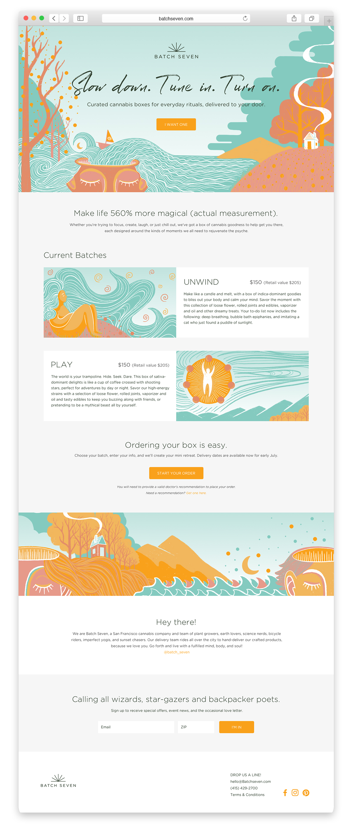 Batch Seven Launch Homepage