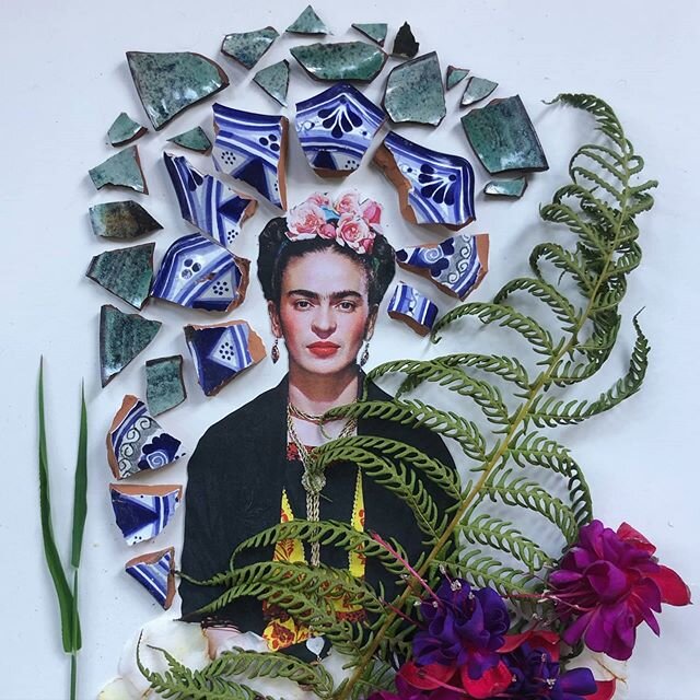 7/100 Happy Earth Day from Frida 🌎🌹 #100dayproject