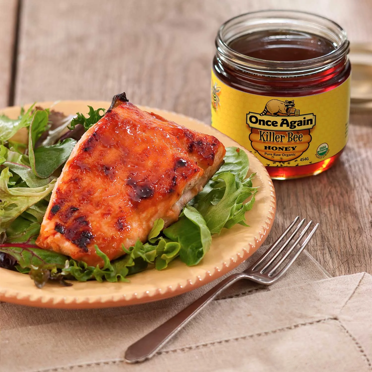 Miso-Honey Glazed Salmon
