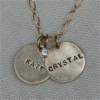 14K Name & Date Discs