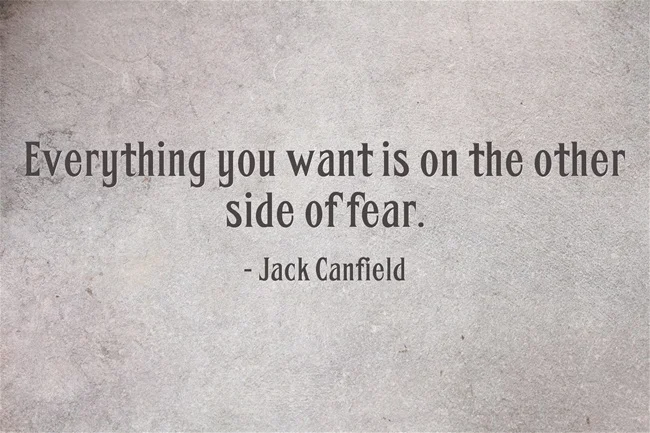 We have been trained to avoid #fear, to hide it under other feelings or shop it away, drink it away and even Rx-it away. The thing with fear is that the more we hide from it, the bigger it grows. This week try to make friends with your fe