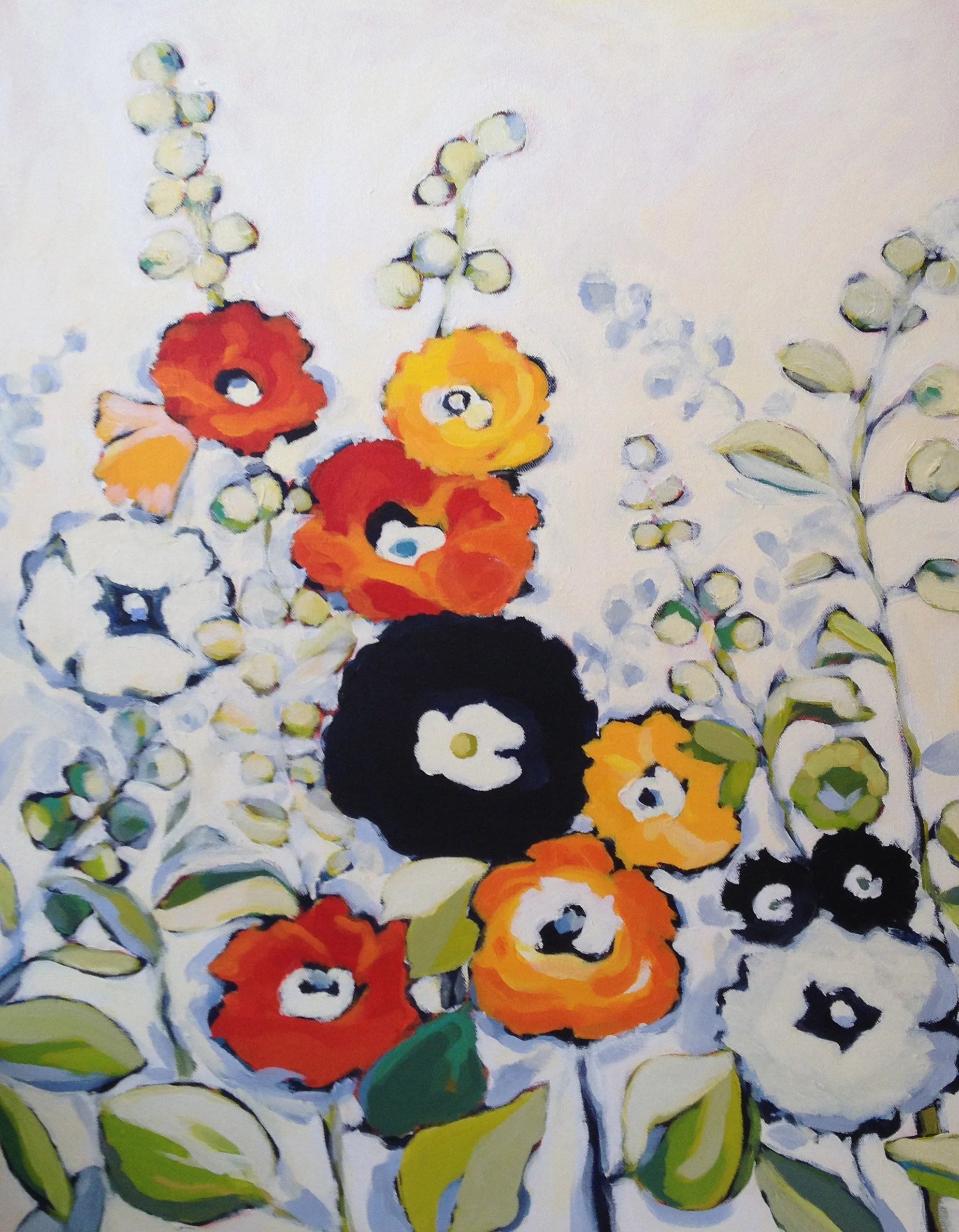 Hollyhocks nr. 8