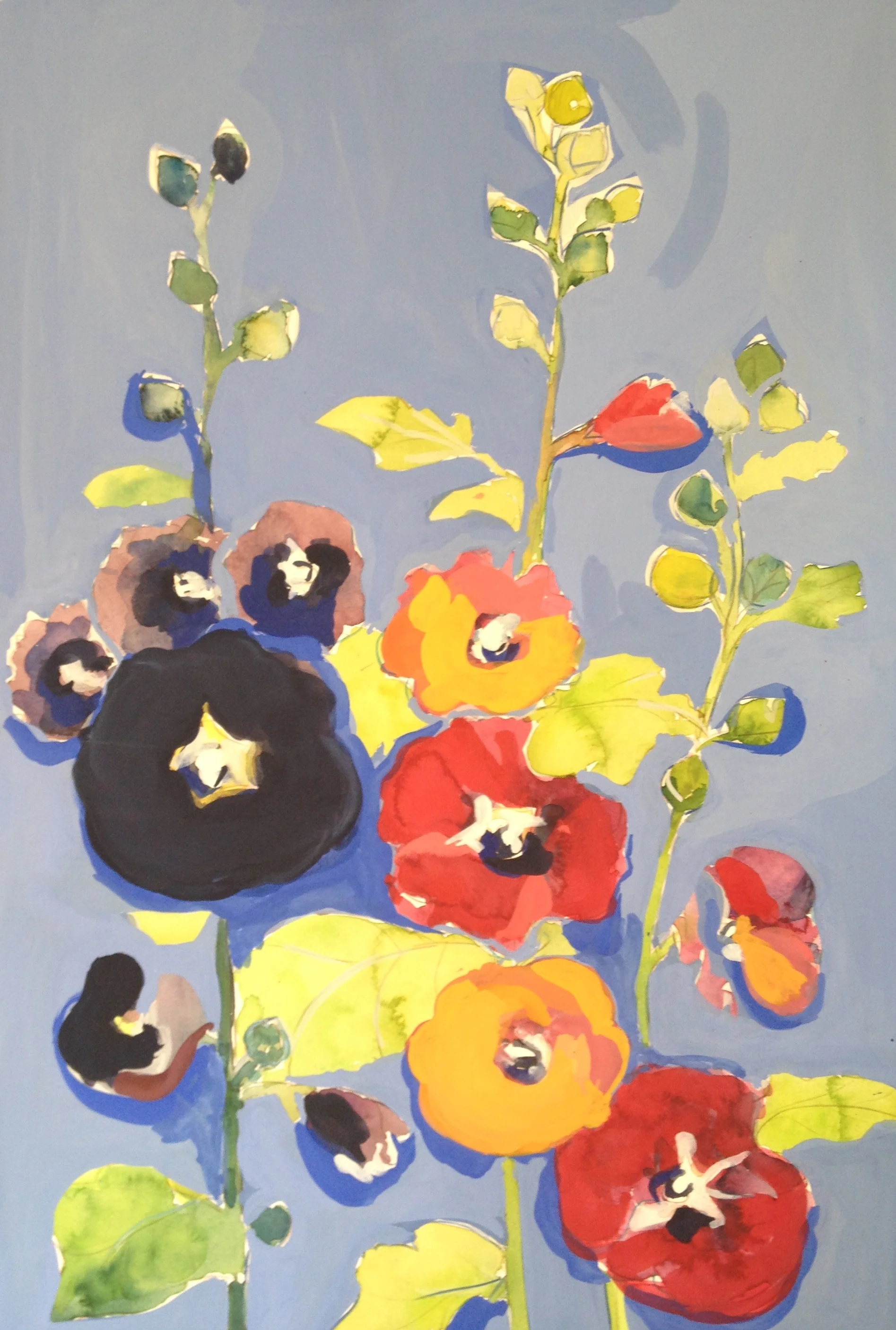Hollyhocks nr. 2