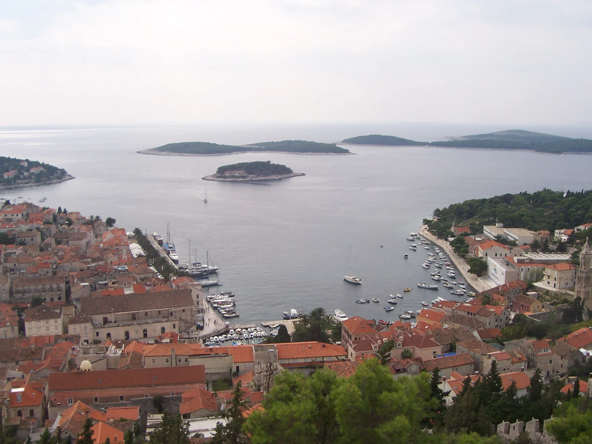 City of Hvar, view from the fortress. Galješnik, Pakleni islands..jpg