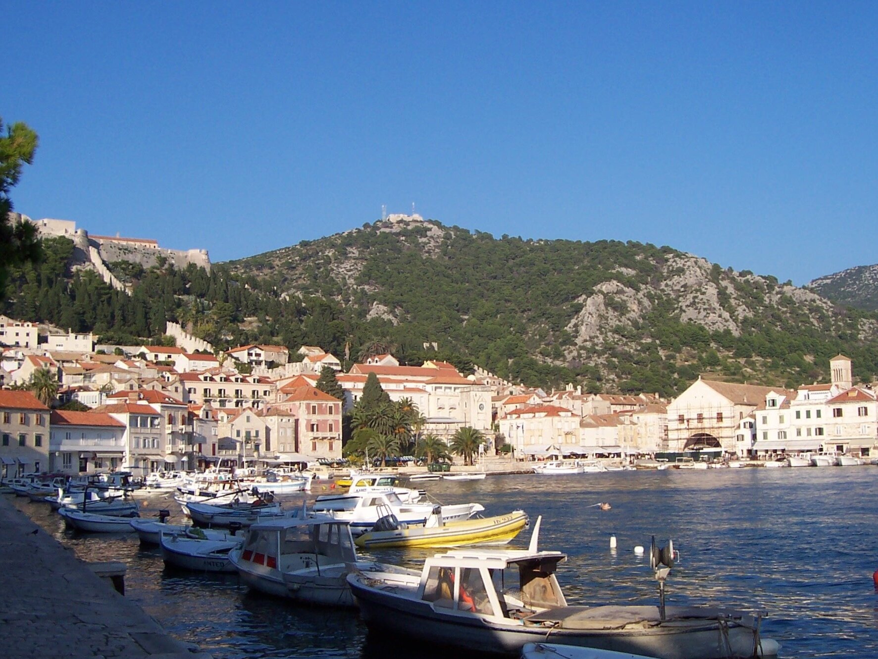 View of Hvar Arsenal from the harbour.