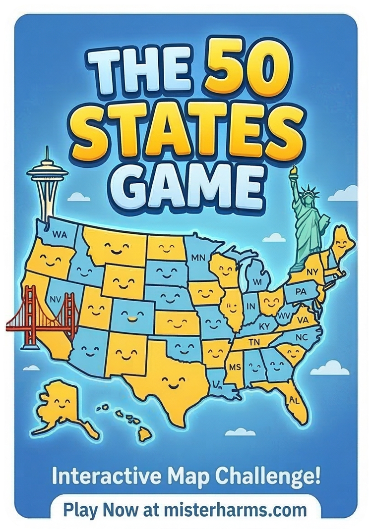 Learning The 50 States Game for All Ages | Memorize & Name