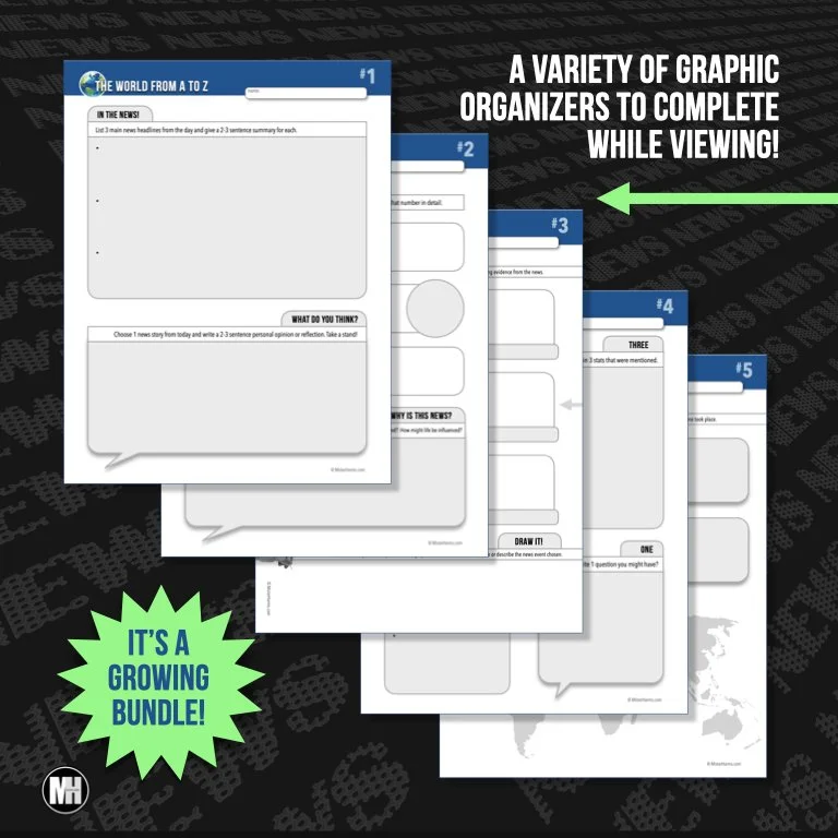 the-world-from-a-to-z-with-carl-azuz-current-events-news-viewing-guides-worksheets-mister-harms for Free Printable Cnn 10 Worksheet The World From A to Z With Carl Azuz | Current Events News Viewing Guides & Worksheets - Mister Harms for Free Printable Cnn 10 Worksheet