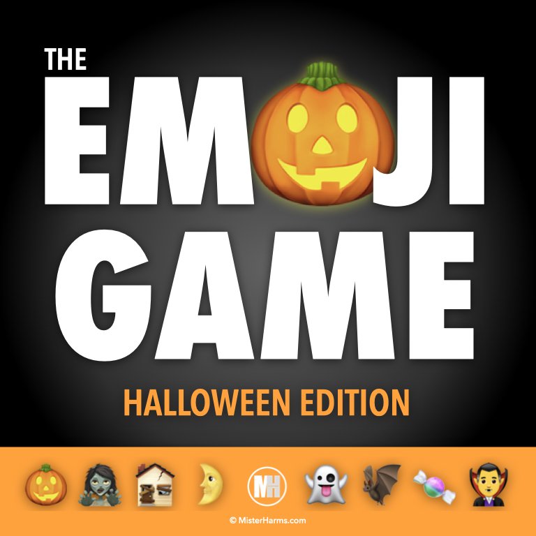 Halloween Emoji Pictionary Guessing Game