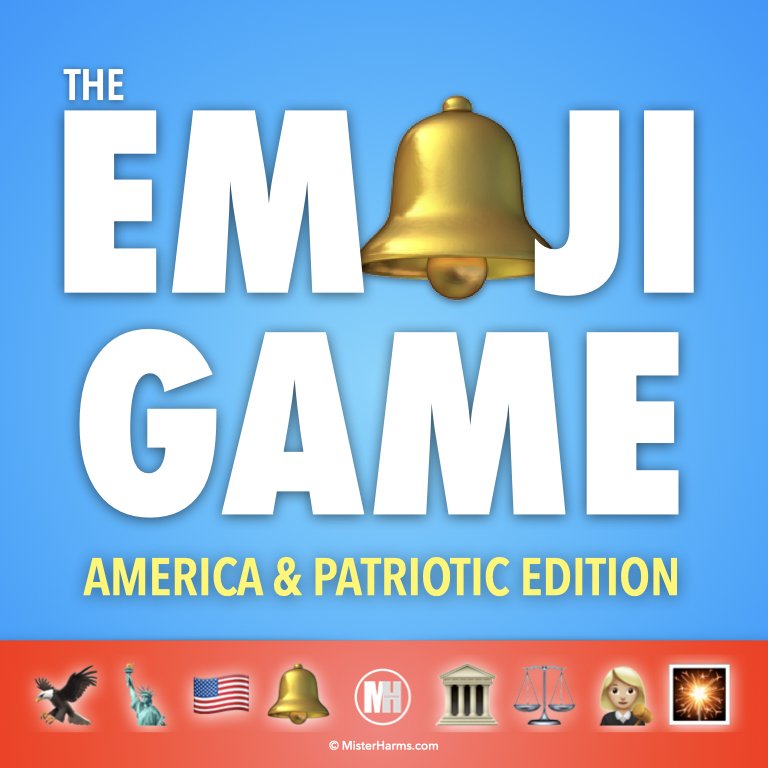 4th of July Independence Day Emoji Pictionary Guessing Game