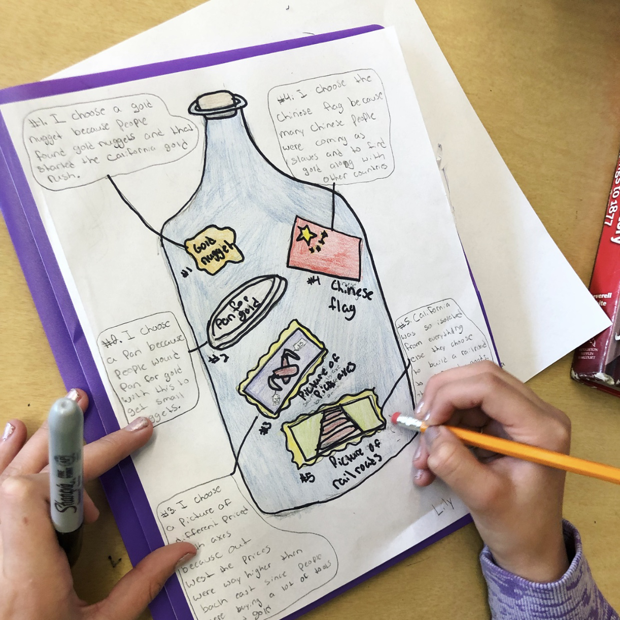 An 1840s historical time capsule activity template to help students preserve pioneer artifacts during an Oregon Trail lesson.