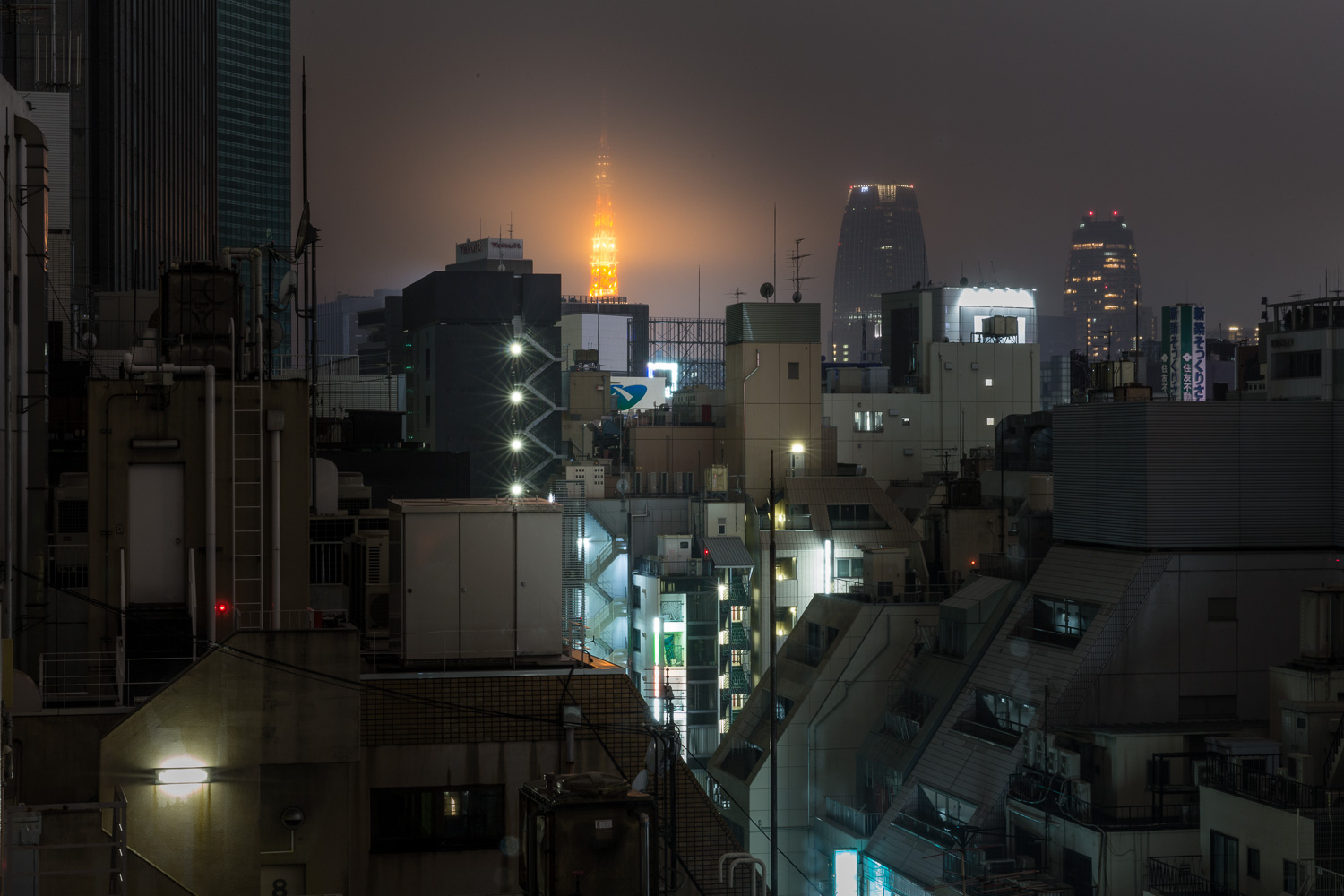 Tokyo Tower in the Fog