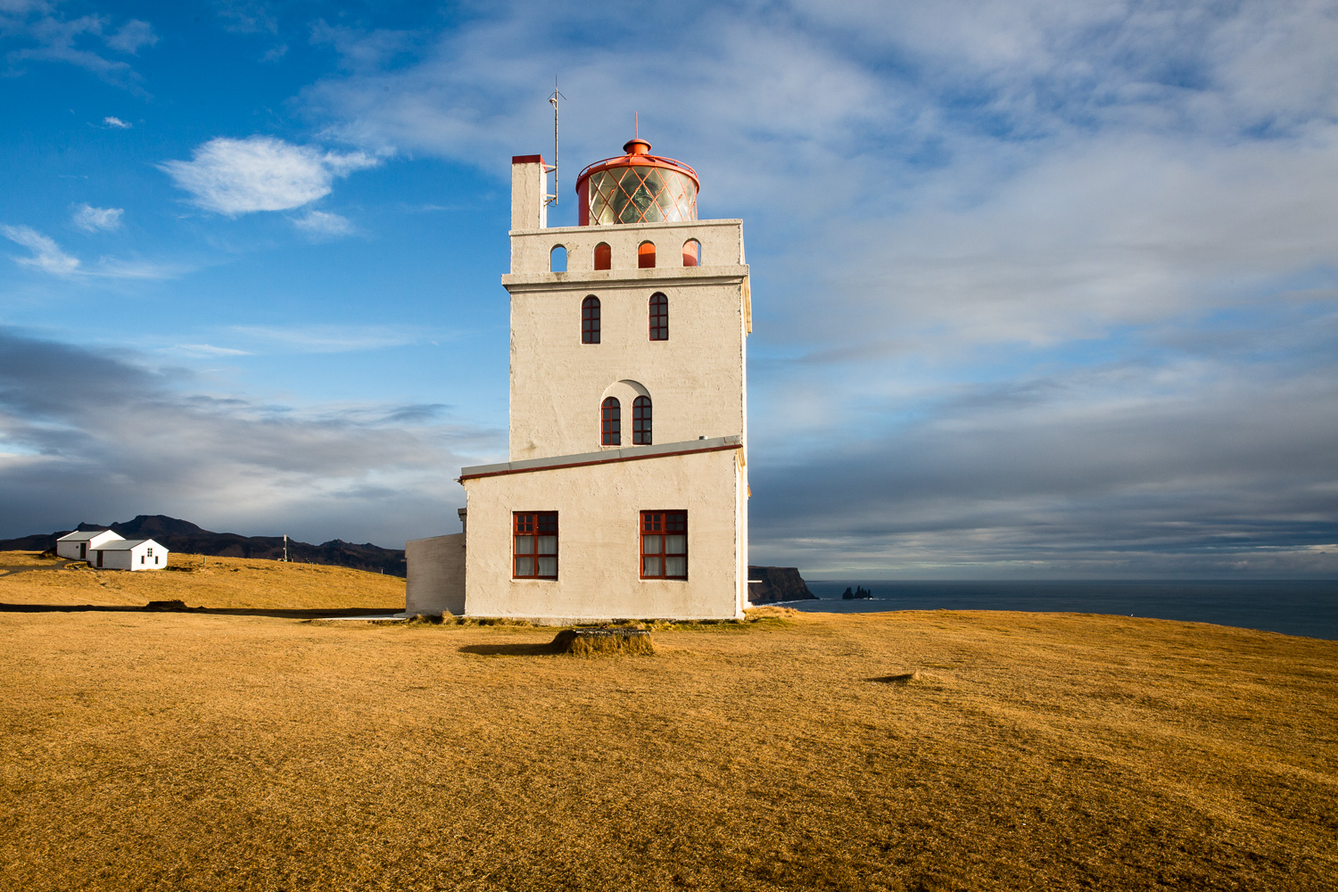 The Dyrhólaey Lighthouse in Iceland