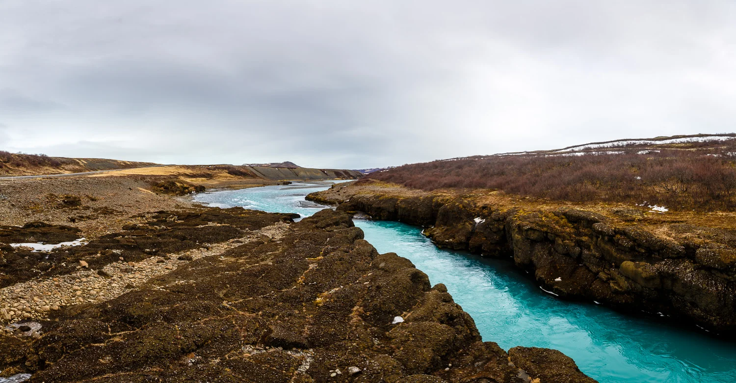 Bridge over the river Ölfusá