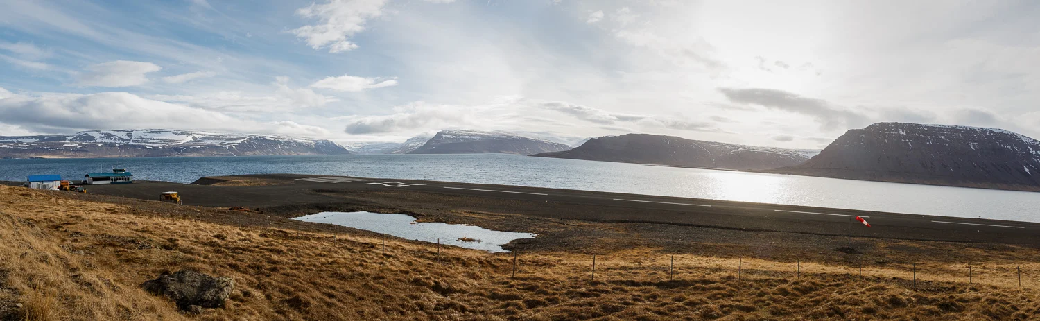 Bíldudalsflugvöllur, Airstrip in the Westfjords, Iceland