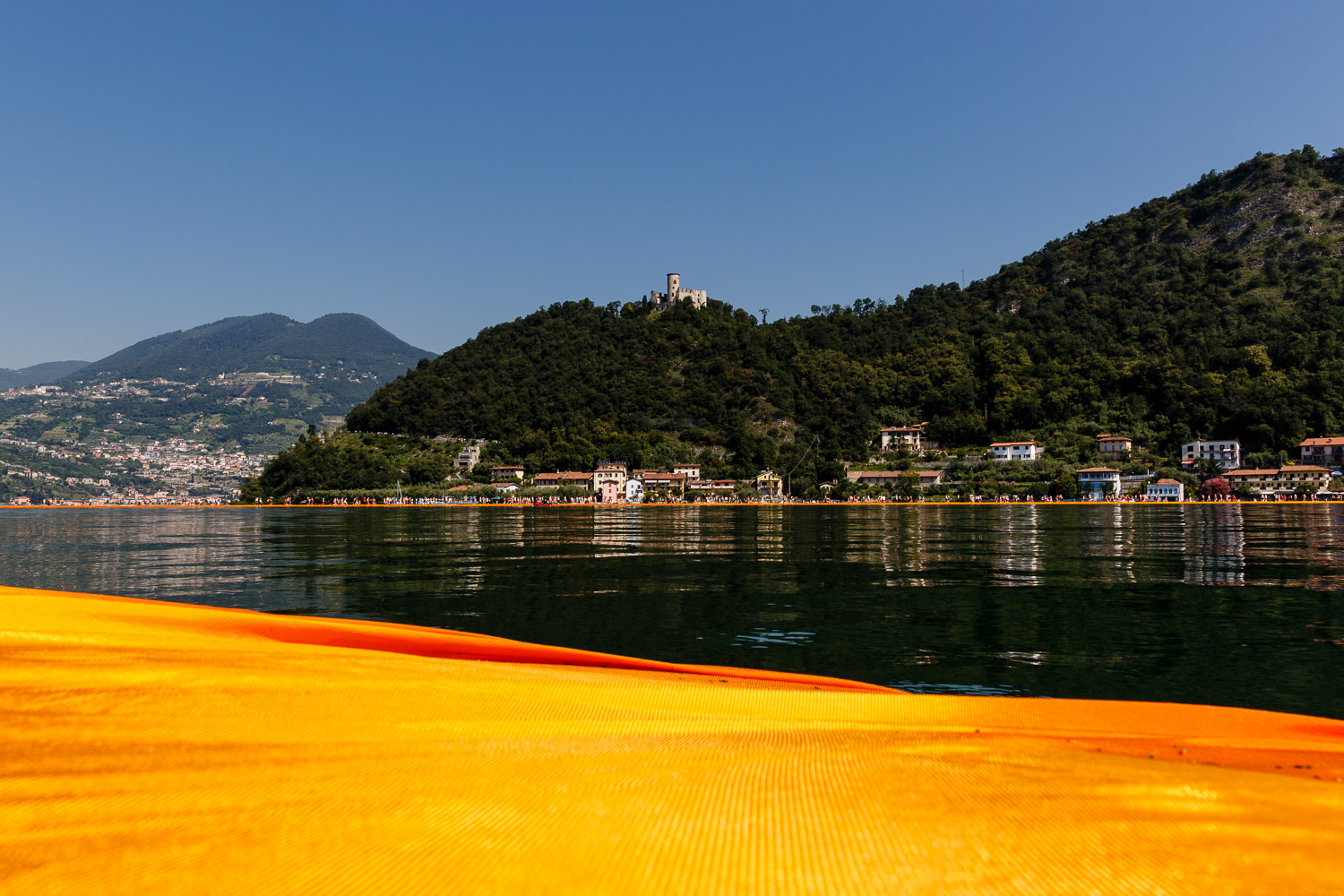 The Floating Piers - Martinengo Fortress on Monte Isola