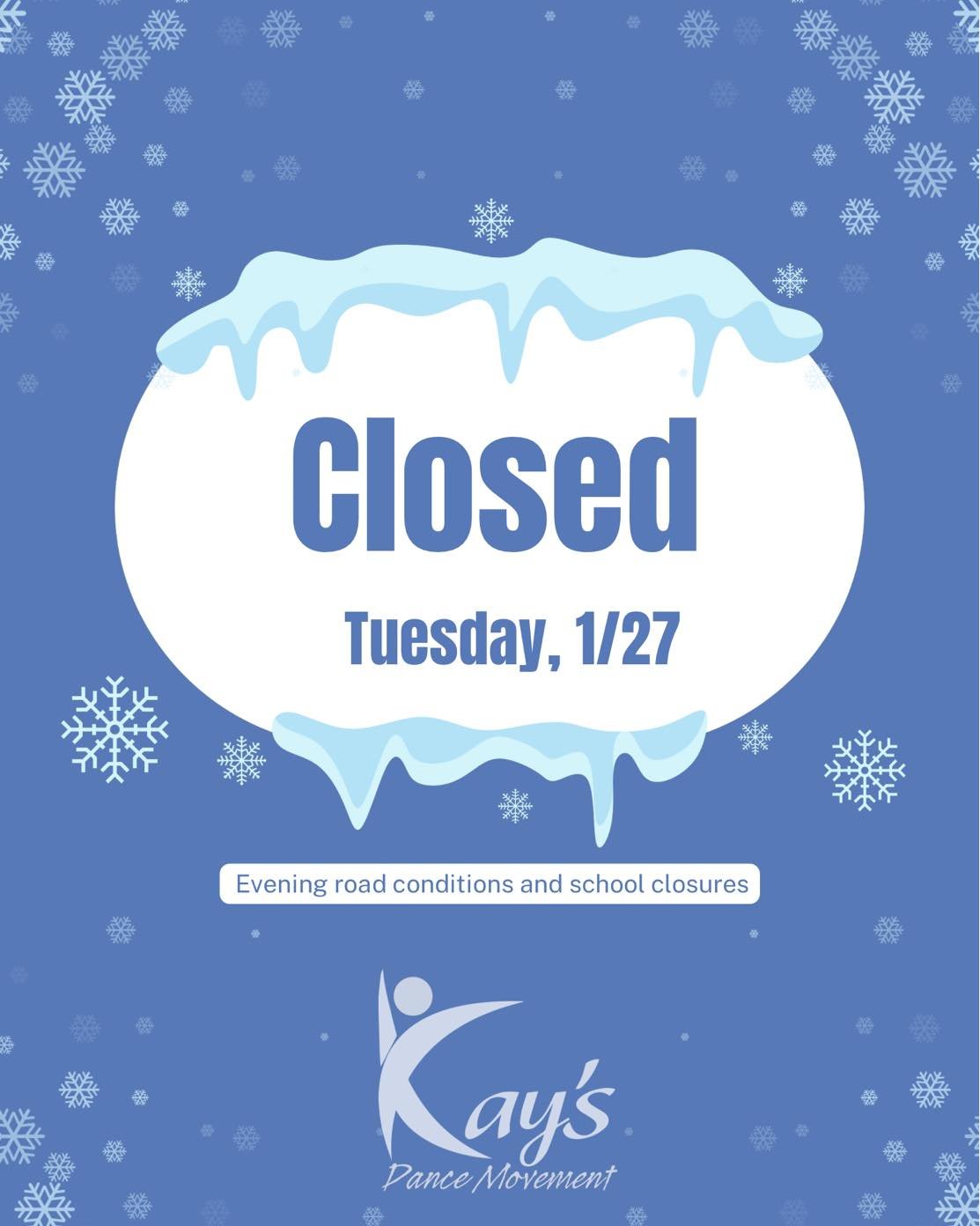 We miss you KDM! We hope to return tomorrow ❄️