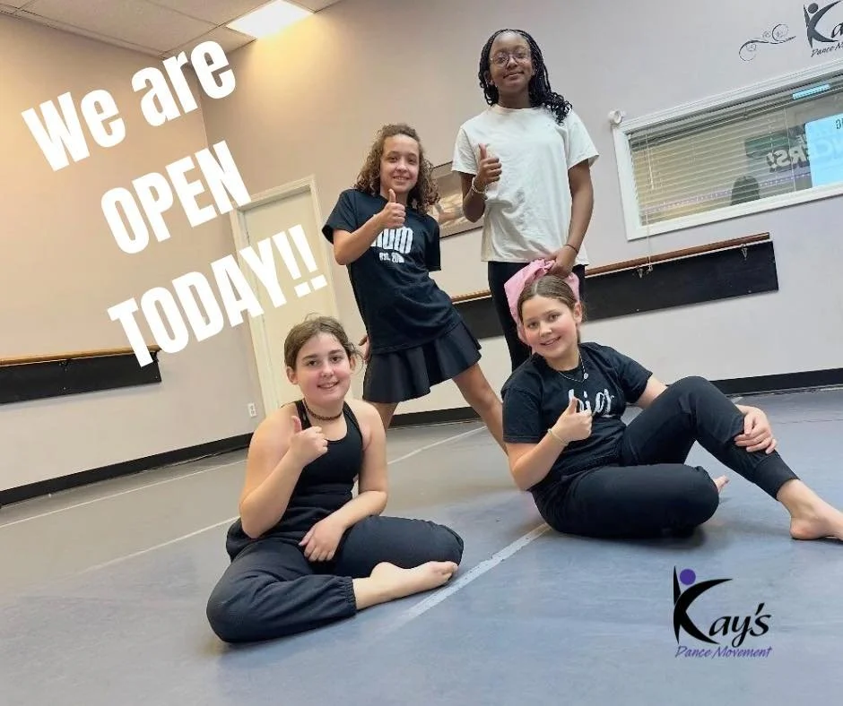 We are OPEN. Excited to see dancers tonight! 

If you&rsquo;re not comfortable coming in, text us and let us know, we totally understand.