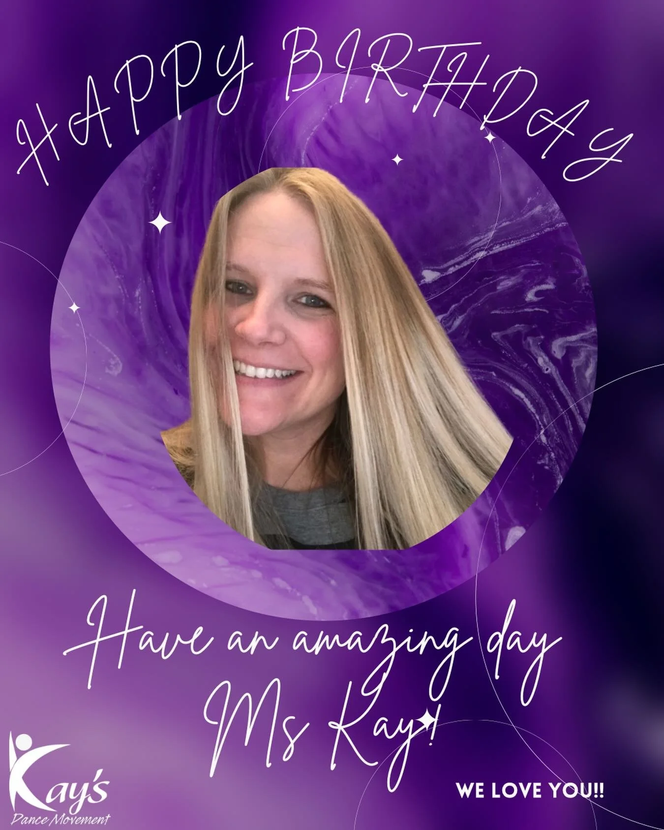 Happy Birthday to our amazing Ms Kay!💜