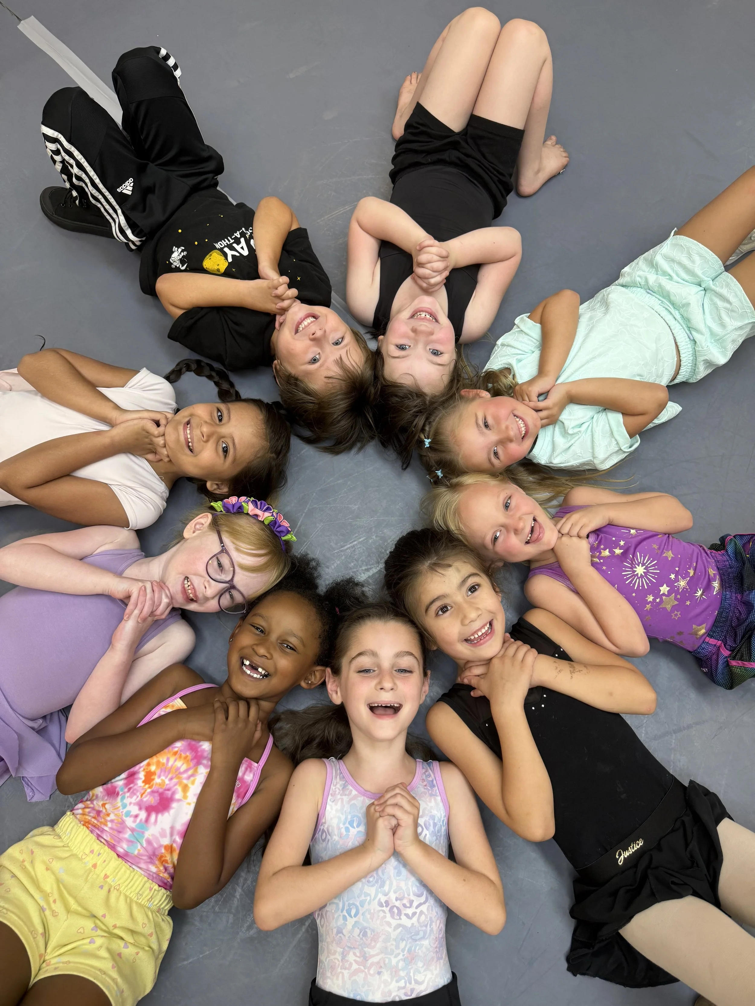Kids taking a dance class at Kay's Dance Movement in Midtown Tulsa