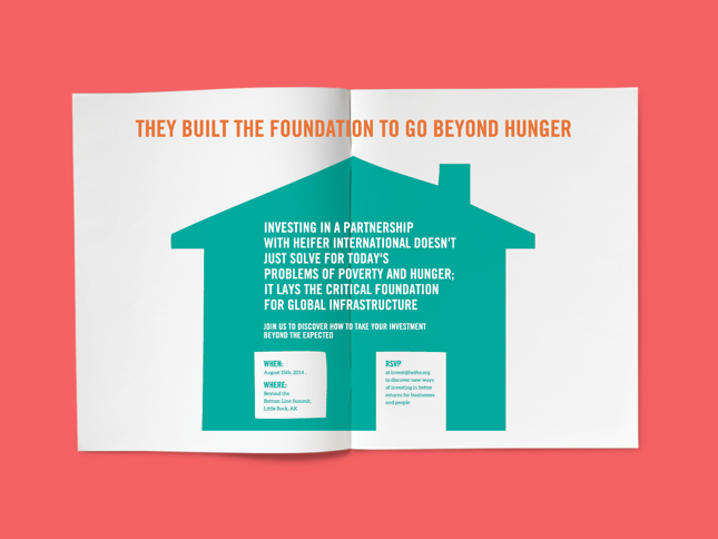   Creative concepts  and  copywriting  for Heifer International, designed to show the flexibility of the brand voice and messaging we had developed. 