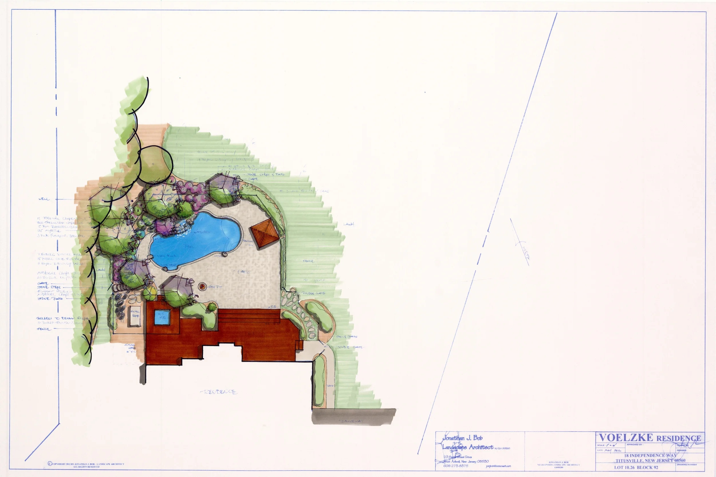 Residential Plan - Pool Area