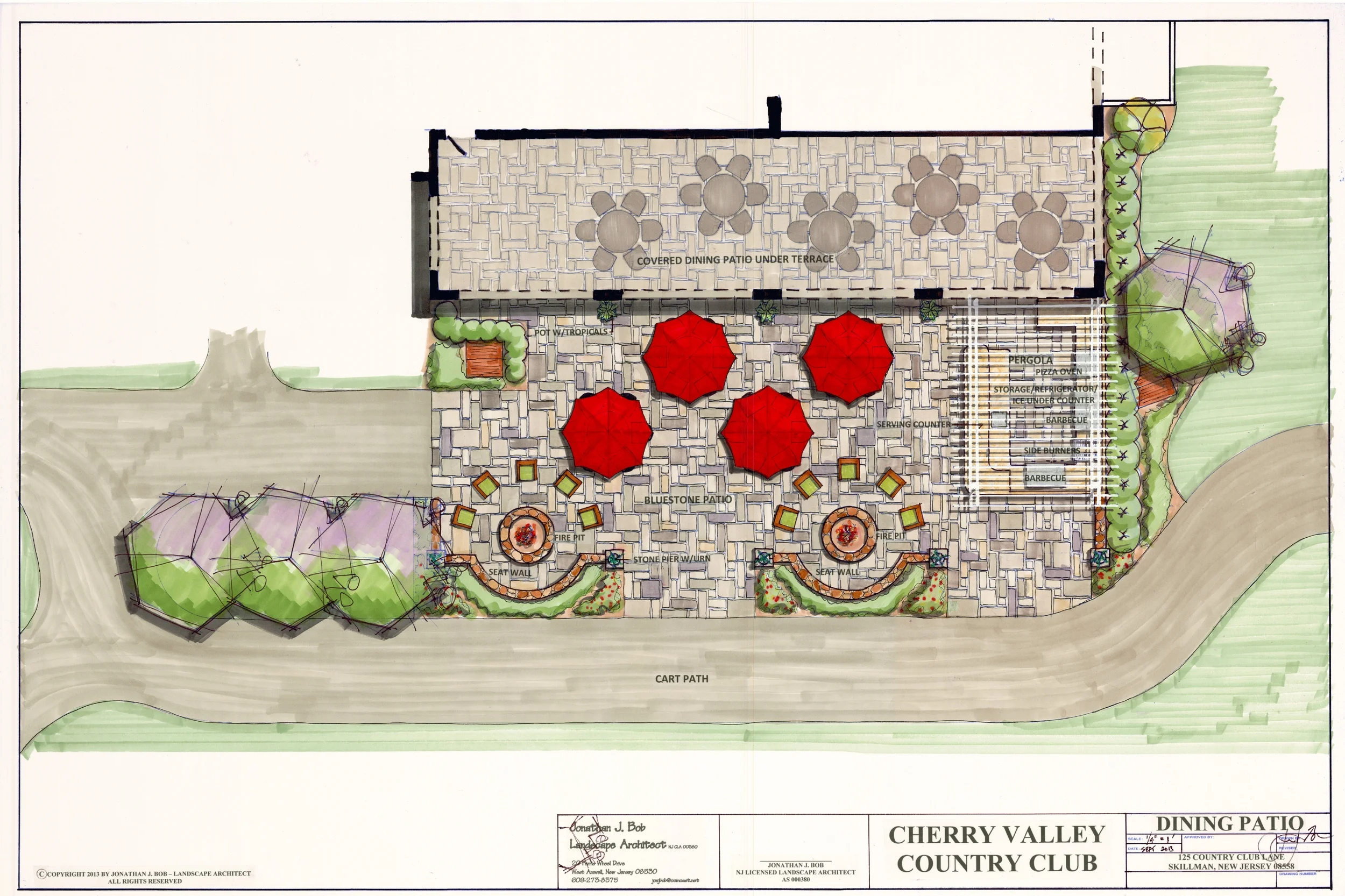 Cherry Valley Country Club - Dining Patio