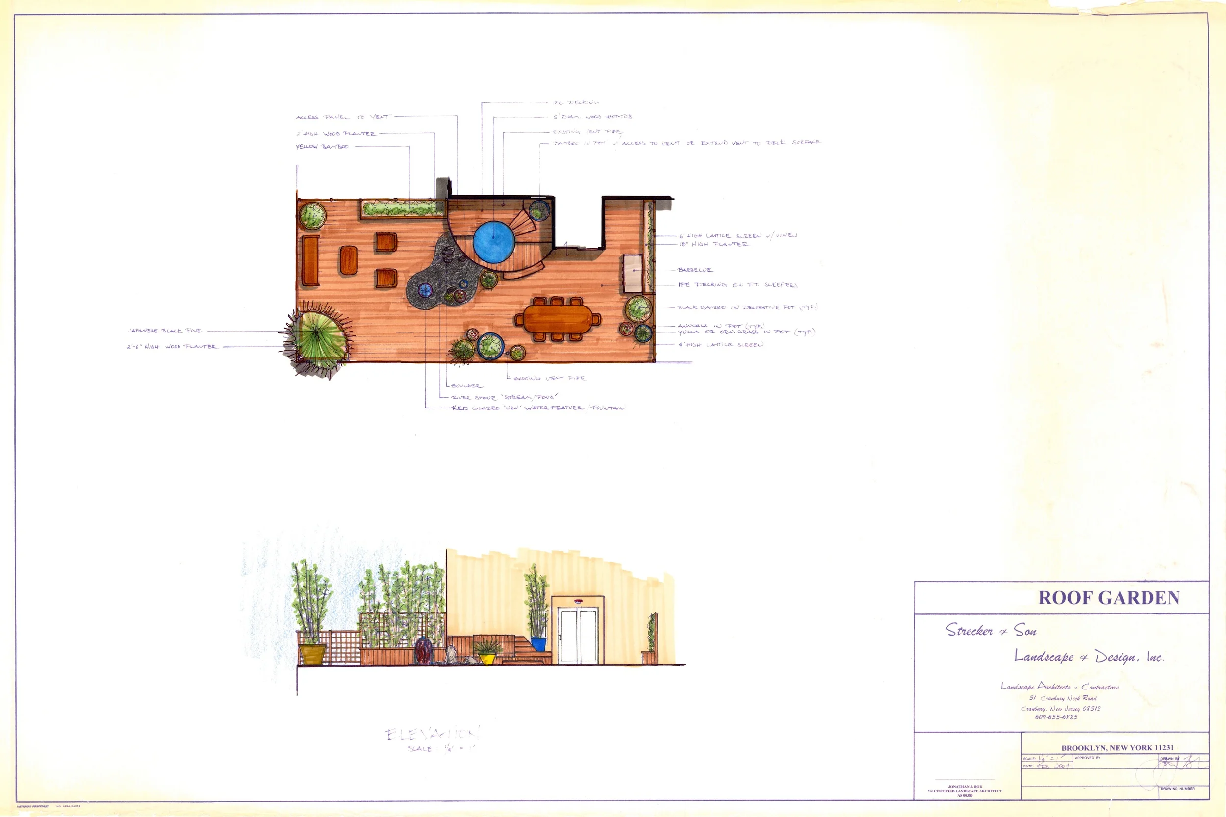 Roof Garden Plan