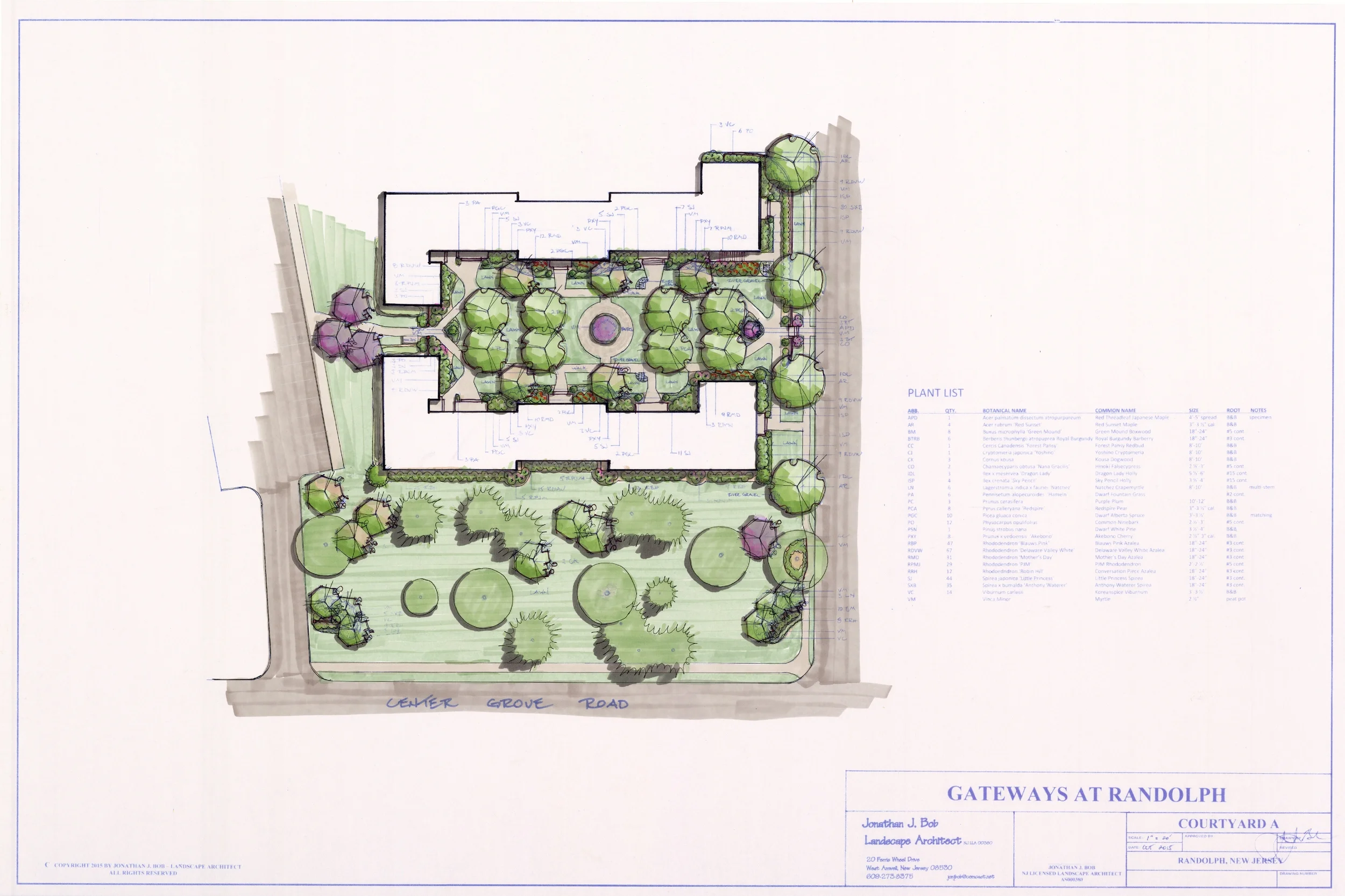 Gateways at Randolph - Landscape Plan