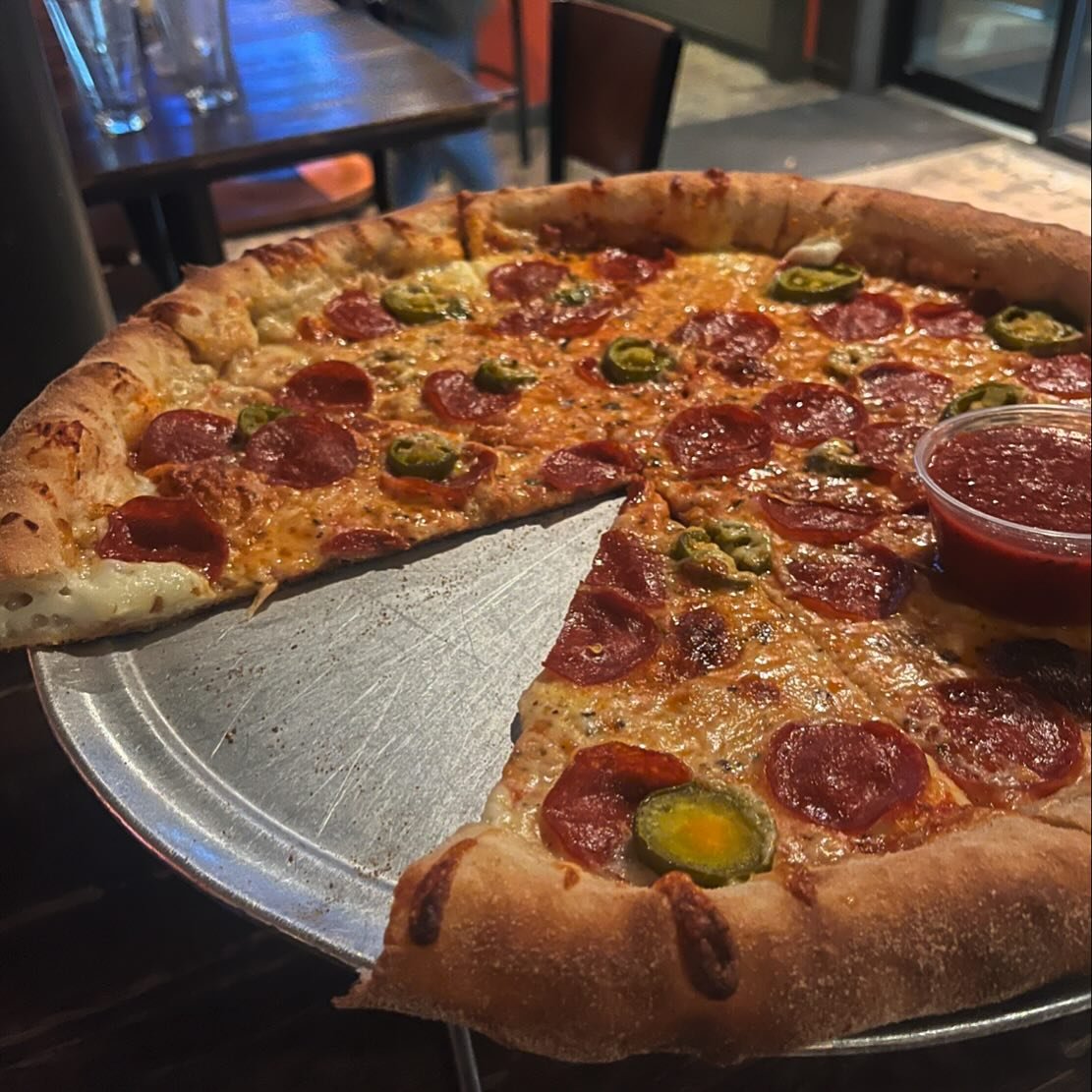 Come eat one of our circles cut into triangles for Pi Day! In Germantown and Deer Park! 
#piday #pi #pizzabeervictory #stuffedcrust #patio #pizza