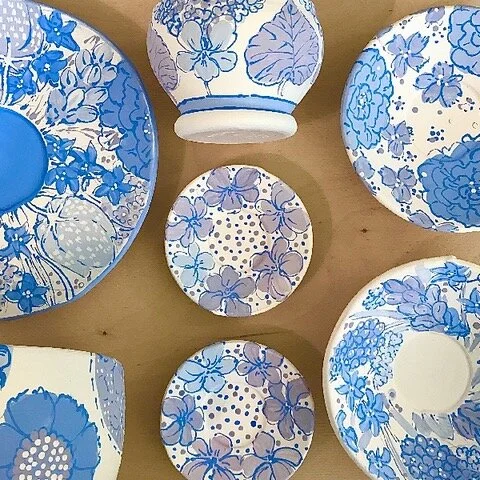 TUTORIAL: How to Paint Flowers Using Underglaze Pottery