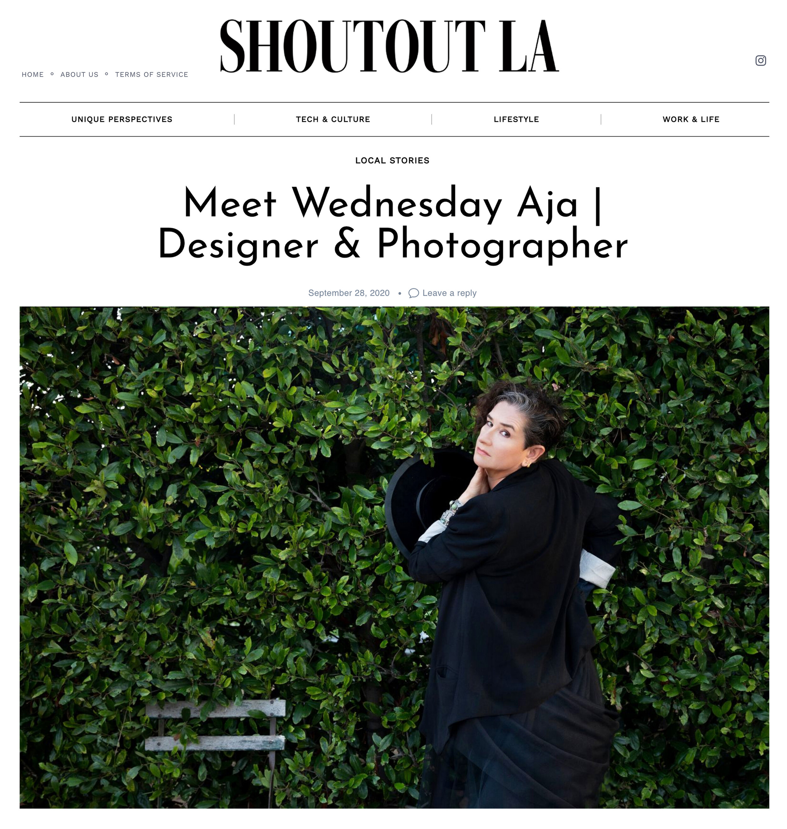 Meet Wednesday Aja / Designer + Photographer