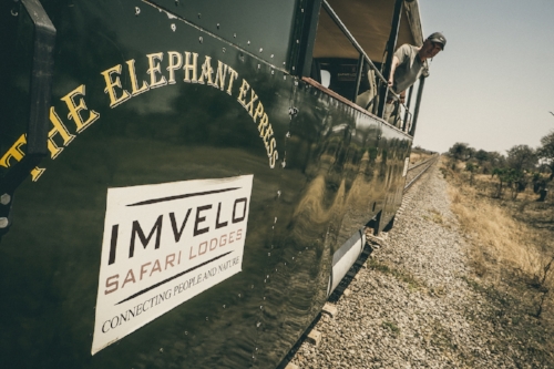 The Elephant Express operates along a once-abandoned railway line running through Hwange.