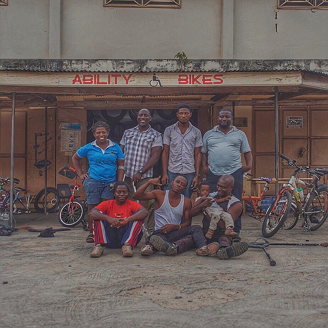 Dear friends! Meet the wonderful owners/mechanics of Ability Bikes/Ghana, who received the 500 bicycles we shipped in April. It's hard to believe it but this @goodcontainer journey is coming to a close. Thanks to you, our first shipment of bikes has 