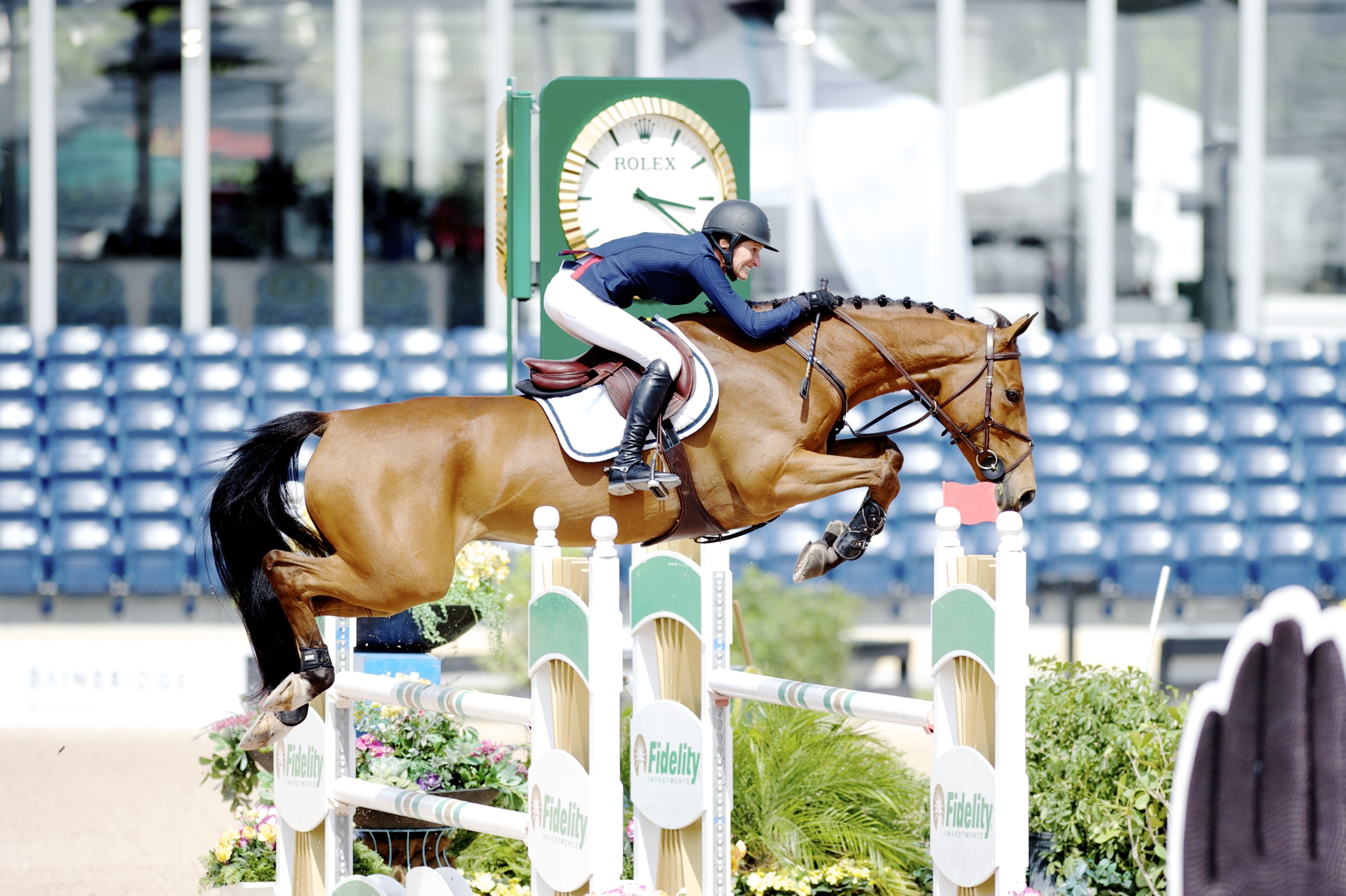 Molly Ashe and Kastriogui Z in the 2015 WEF $20,000 Adequan 7 Year old Classic