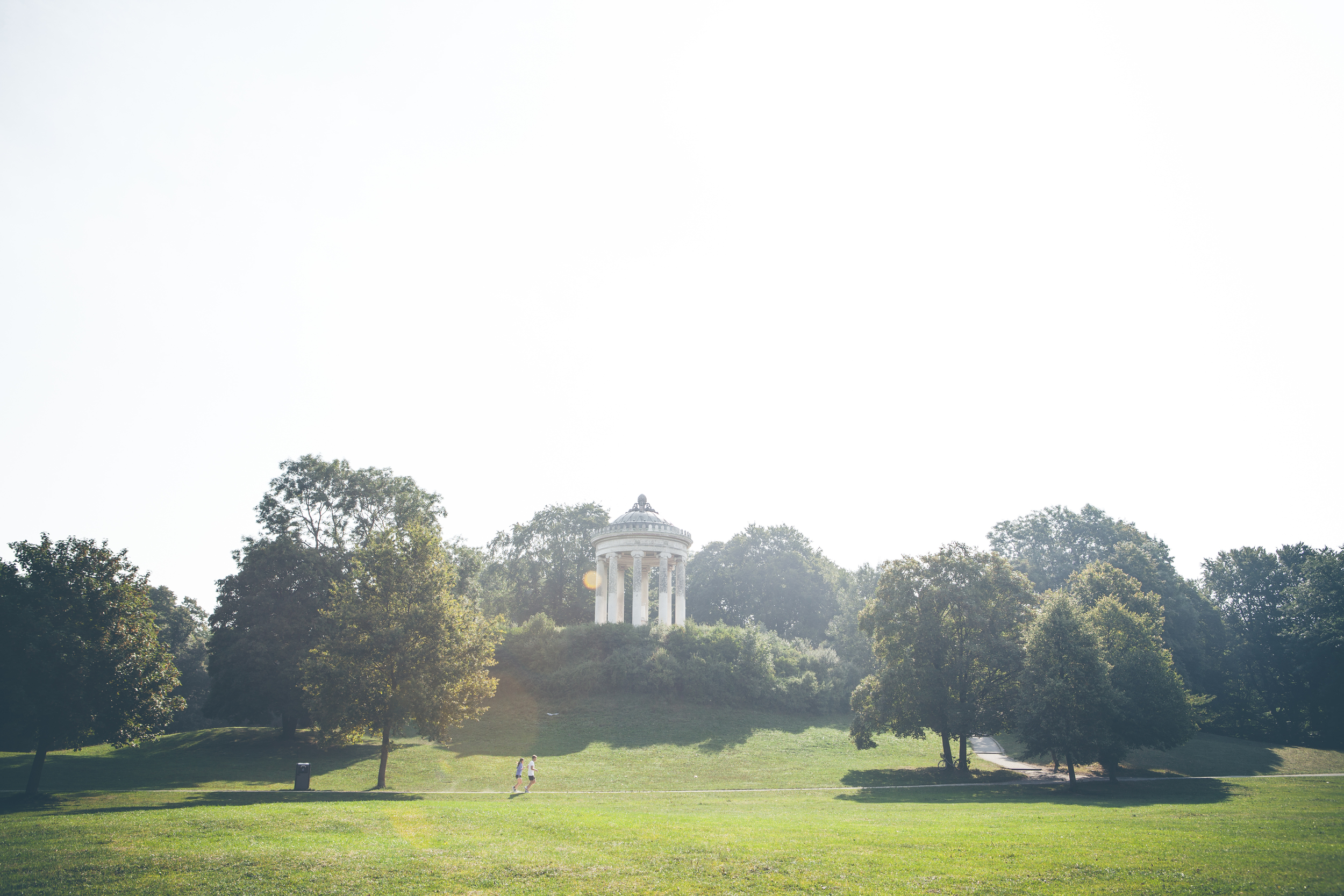 morgens im park