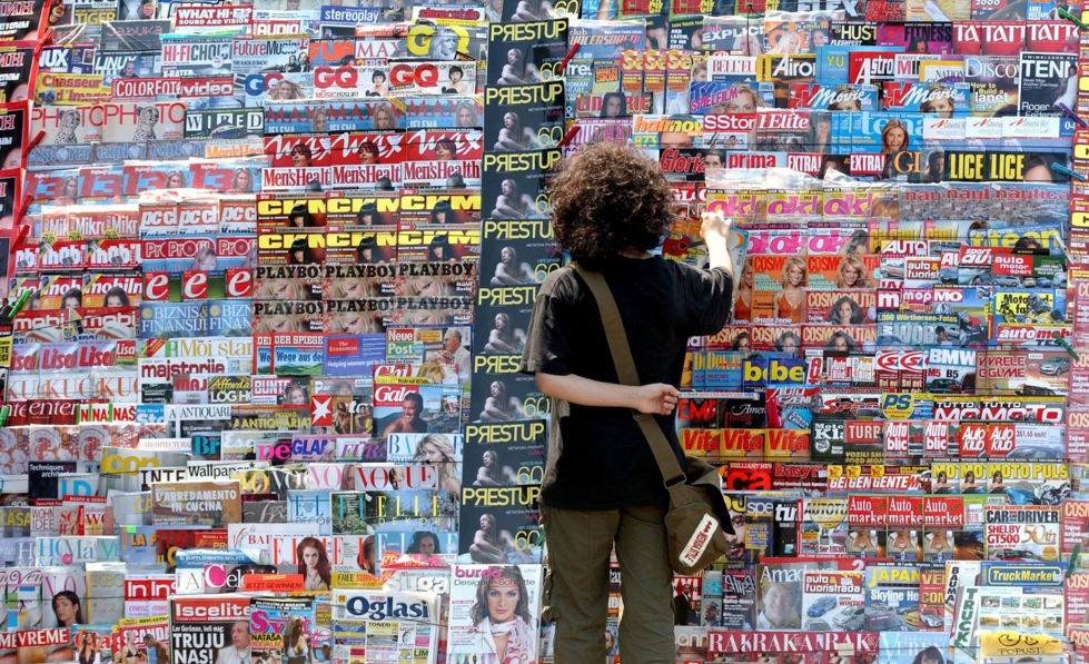 The highly competitive world of print media.