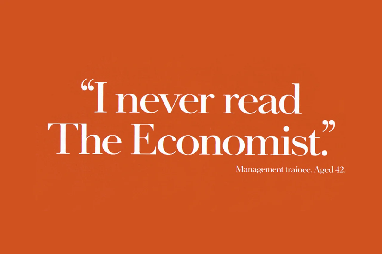 David Abbott's iconic 1984 campaign for The Economist.