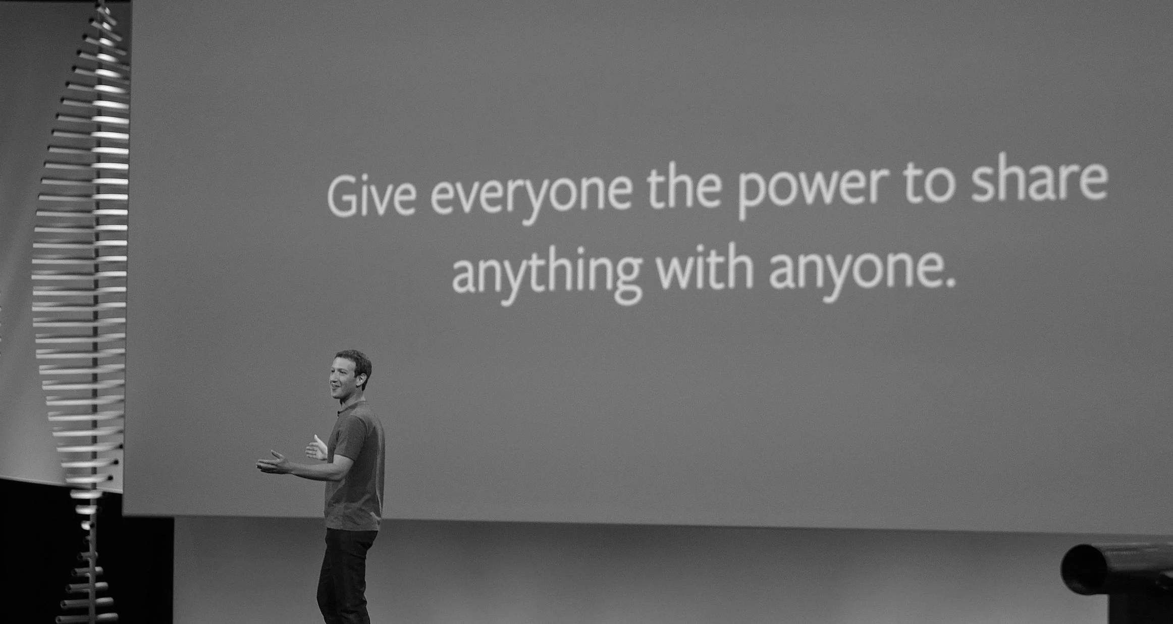 Zuckerberg's mantra assumes everything is up for grabs without permission. Photo by Eric Risberg (AP).