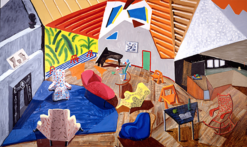 Large Interiors by David Hockney